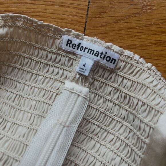 Reformation Lucrezia Silk Top - Picture 3 of 4